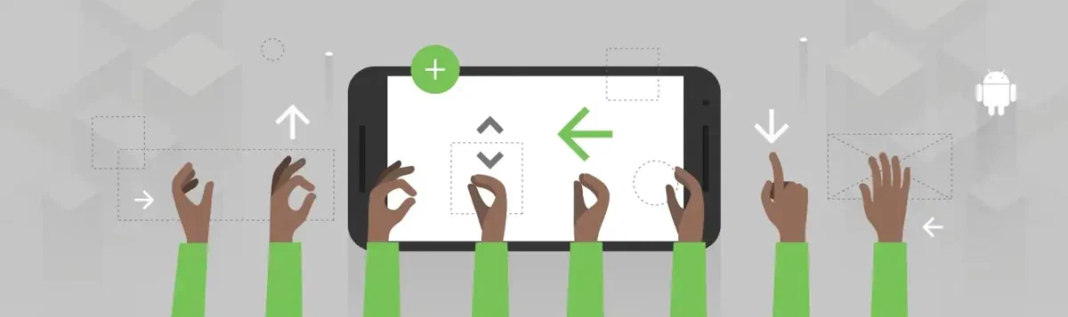 Gesture Navigation: handling visual overlaps (II)