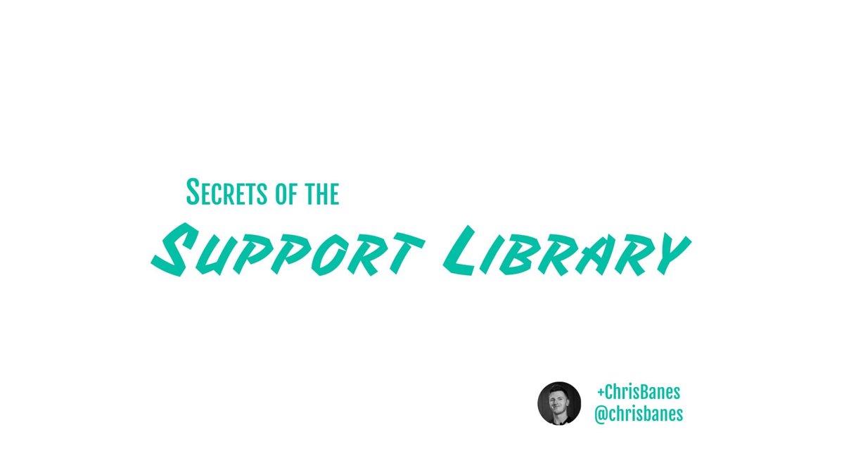 Secrets of the Support Library
